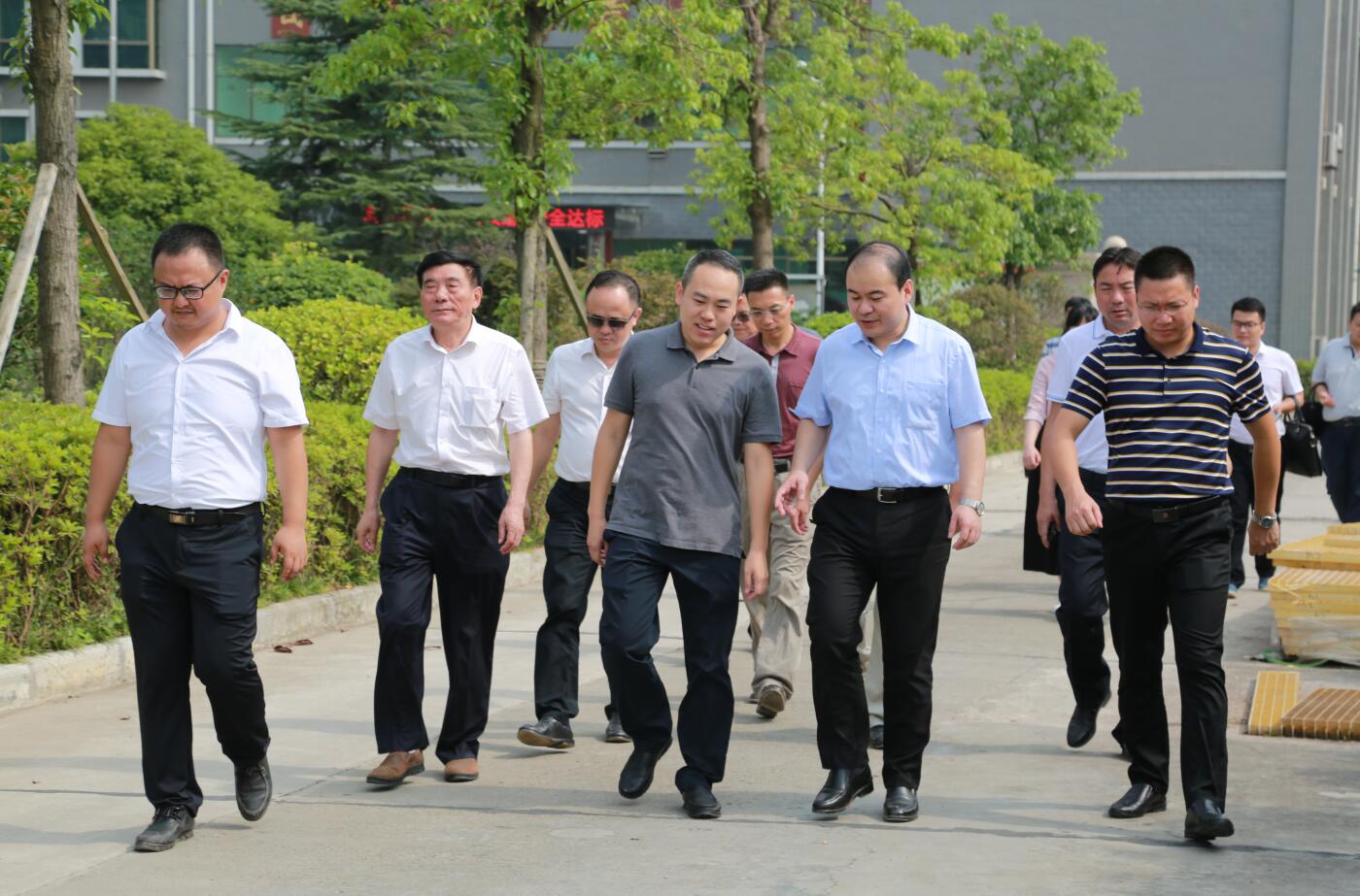 2018年7月，市委常委副市長朱健一行蒞臨公司指導(dǎo).JPG